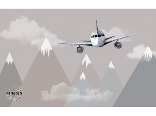 Фреска «Самолет в горах» - фото (1)
