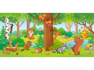 Фреска «Животные в лесу» - фото (1)