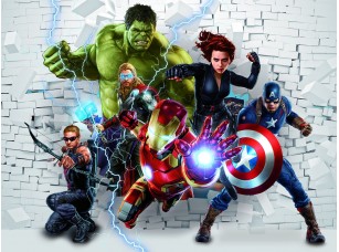 Фреска «Мстители Marvel»