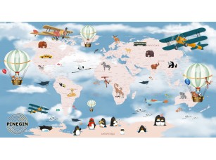 Фреска «Карта самолетики » - фото (1)