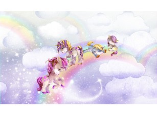 Фреска «Единорожки в облачках»