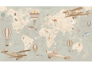 Фреска «Карта на английском »