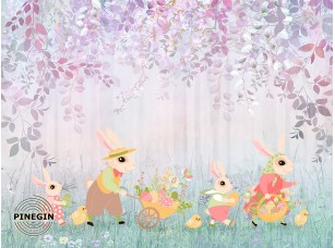 Фреска «Зайцы в лесу» - фото (1)