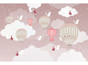 Фреска «Воздушные шары аист» - фото (1)