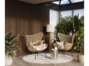 Акустическая панель, черный войлок, 2750х600х19мм, рейки МДФ дуб Барон темный - фото (3)