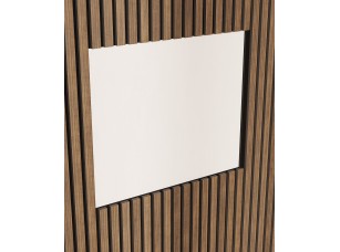 Акустическая панель, черный войлок, 2750х600х19мм, рейки МДФ дуб Барон темный - фото (4)