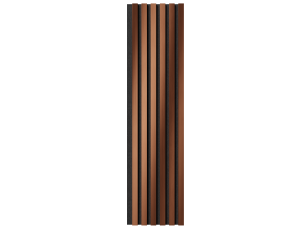 Комплект акуст.панелей, черный войлок, 1200х300х19мм, рейки ЭКОПОЛИМЕР, красная медь/2шт. - фото (2)