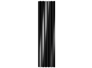 Комплект акуст.панелей, черный войлок, 1200х300х19мм, рейки ЭКОПОЛИМЕР, черное зеркало/2шт. - фото (2)