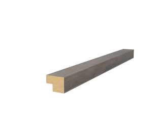 Торцевая рейка 25х19х2750мм, МДФ, дуб старинный светло-серый - фото (2)