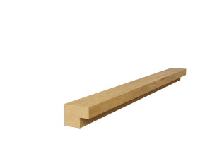 Торцевая рейка 25х19х2750мм, МДФ, дуб медный - фото (1)