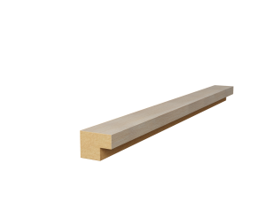 Торцевая рейка 25х19х2750мм, МДФ, ясень кристалл - фото (1)