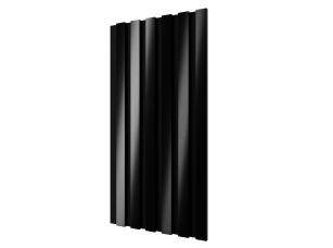 Комплект акуст.панелей, черный войлок, 600х300х19мм, рейки ЭКОПОЛИМЕР, черное зеркало/2шт. - фото (1)