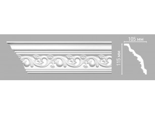 Плинтус потолочный с орнаментом Decomaster 95831/26 (100х88х2400мм)