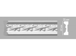 Молдинг с орнаментом Decomaster 98085 (60х20х2400мм) - фото (1)