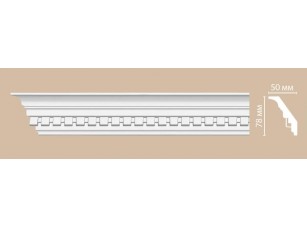 Потолочный плинтус с орнаментом Decomaster DT 22 (78*50*2400)