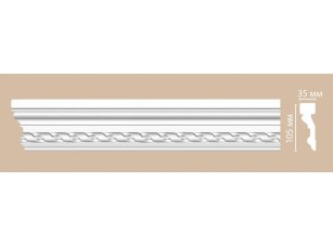 Молдинг с орнаментом Decomaster DT 1 (105*40*2400) - фото (1)