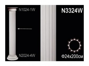 Ствол колонны N3324W Перфект Полиуретан