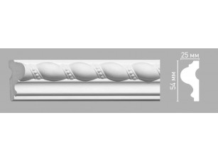 Молдинг с орнаментом Decomaster 98084 (54х25х2400мм) - фото (1)