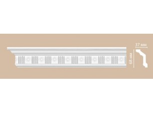 Потолочный плинтус с орнаментом Decomaster DT 88151 (68*37*2400)