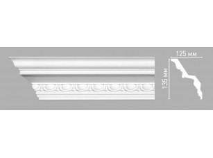 Плинтус потолочный с орнаментом Decomaster 95106/15 (135х125х2400мм)