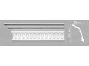 Плинтус потолочный с орнаментом Decomaster 95093/24 (140х85х2400мм)