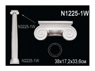 Капитель колонны N1125-1W Перфект Полиуретан