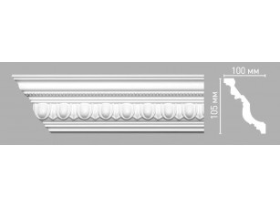 Плинтус потолочный с орнаментом Decomaster 95608/28 (105х100х2400мм)