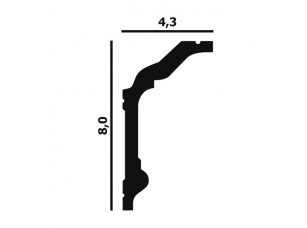 Потолочный плинтус для светодиодной ленты P92 Перфект Плюс - фото (2)