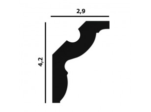 Потолочный плинтус для светодиодной ленты P22 Перфект Плюс - фото (2)