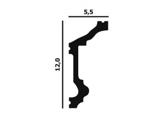 Потолочный плинтус для светодиодной ленты P91 Перфект Плюс - фото (2)