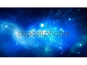 Фотообои «Галактика красивые голубой фон» - фото (1)