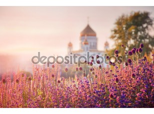 Фотообои «Вид на Собор Христа Спасителя в Москве» - фото (1)