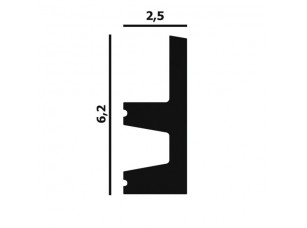 Потолочный плинтус для светодиодной ленты P81 Перфект Плюс - фото (2)