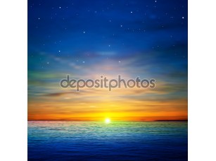 Фотообои «Абстрактный фон с облаками и море восход» - фото (1)