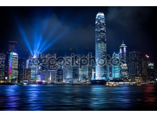 Фотообои «Hong Kong световое» - фото (1)