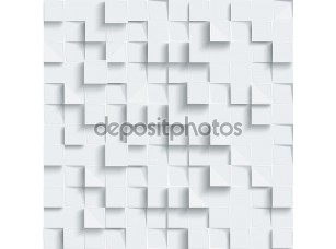 Фотообои «векторное резюме геометрическая форма от серых кубов. белые квадраты» - фото (1)