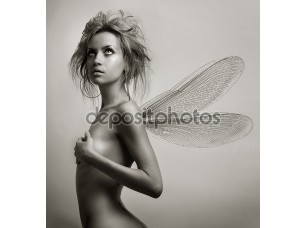 Фотообои «Девочка с крыльями.»