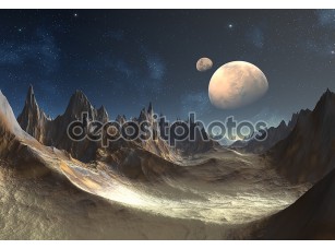 Фотообои «Чужеродные Планета с Лун» - фото (1)