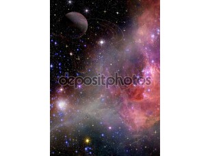 Фотообои «Галактика в свободном пространстве звезды и планеты» - фото (1)