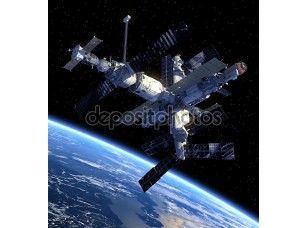 Фотообои «Космическая станция»