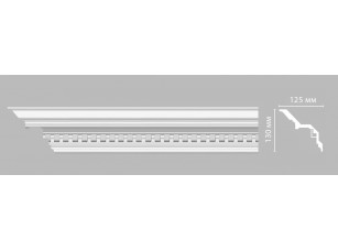 Потолочный плинтус с орнаментом Decomaster DT 5A (130*125*2400)