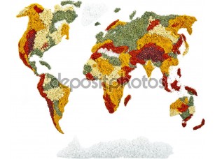 Фотообои «Карта мира специй и трав» - фото (1)