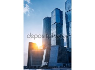 Фотообои «Современные небоскребы бизнес центр в Москве» - фото (1)