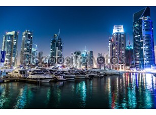 Фотообои «Марина город Дубай, ОАЭ»