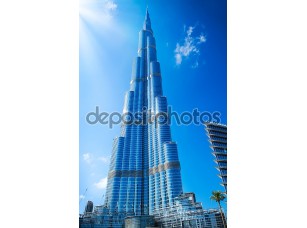 Фотообои «Дубай, ОАЭ. -29 ноября: Бурдж Дубай - самое высокое здание в»