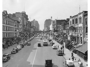 Фотообои «Cityscape э. 86-я стрит в 1930-х годов Нью-Йорке» - фото (1)