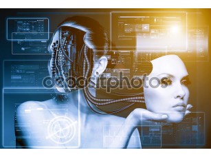 Фотообои «CyberFashion. Абстрактный техно стола» - фото (1)