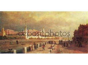 Фотообои «Павел Верещагин - вид Московского Кремля, 1879» - фото (1)