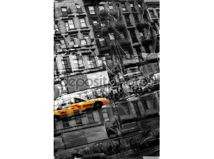 Фотообои «Абстрактный NYC такси»
