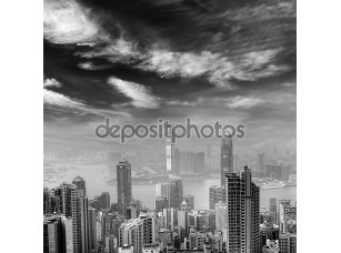 Фотообои «Город небоскребов Гонконга»